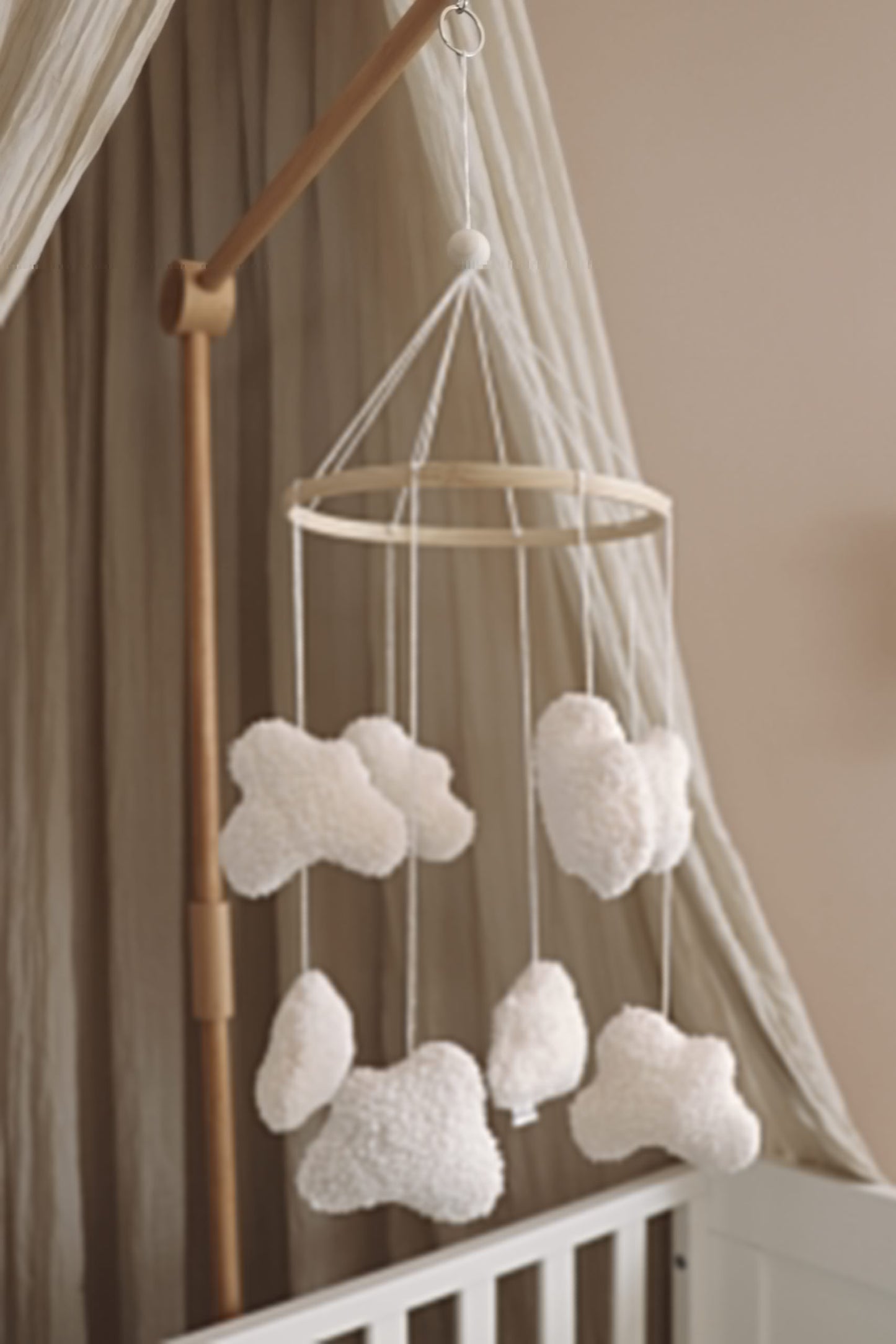 Nuage Bouclé Blanc