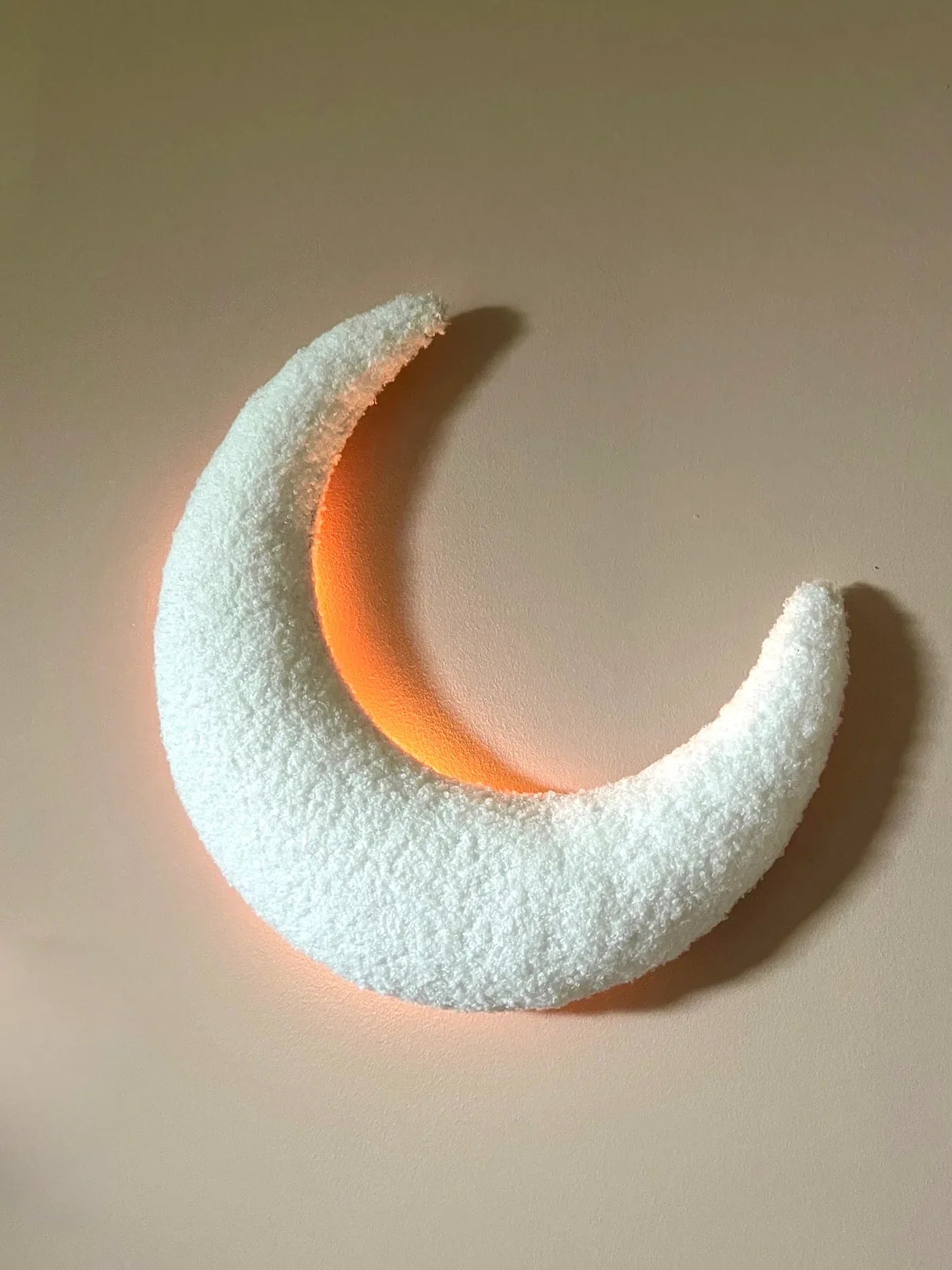 Veilleuse Lune Bouclée Faite Main