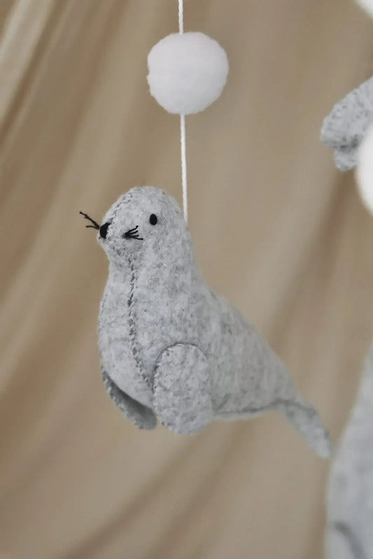 Handmade baby mobile seals