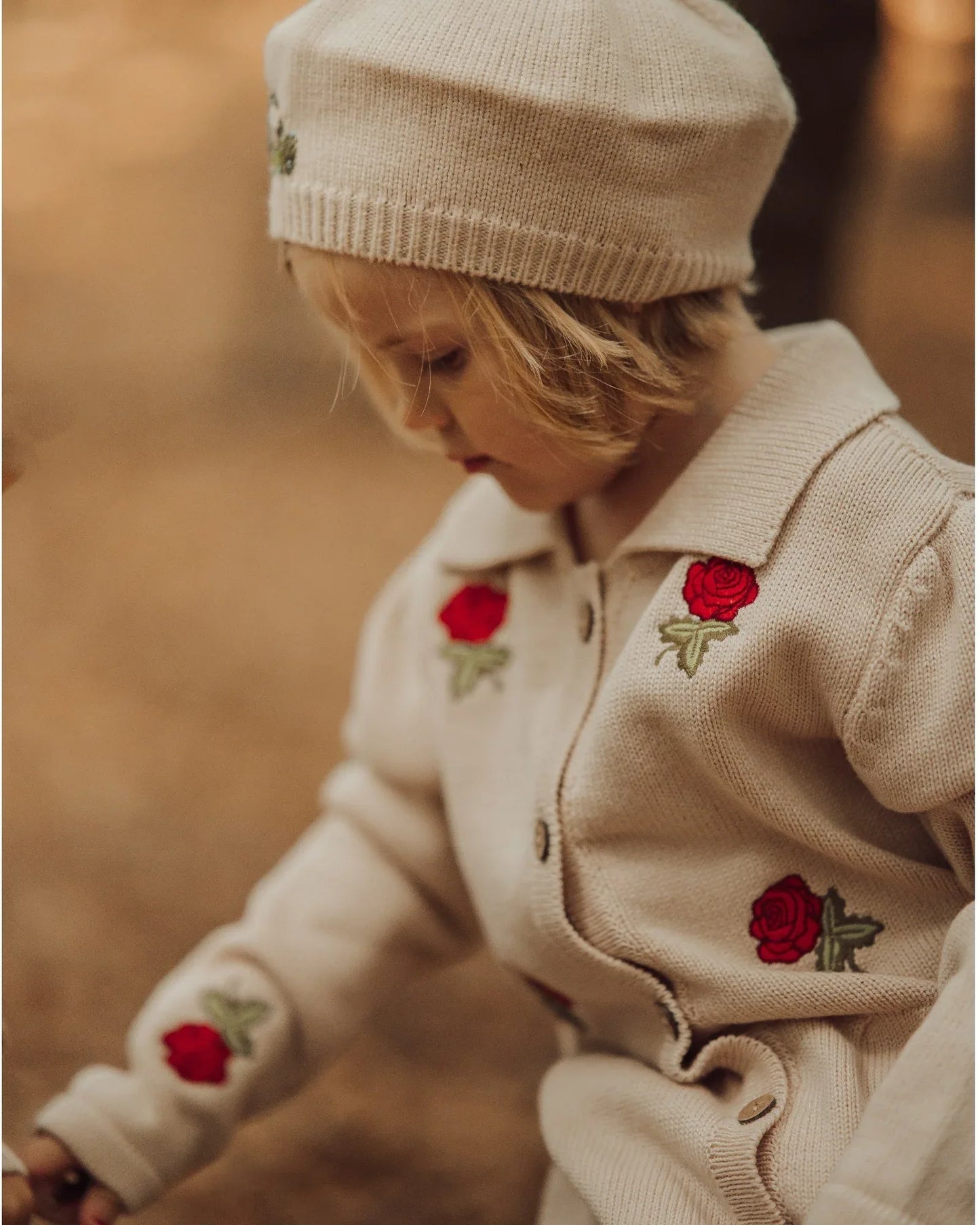 Cardigan Rose Élégante