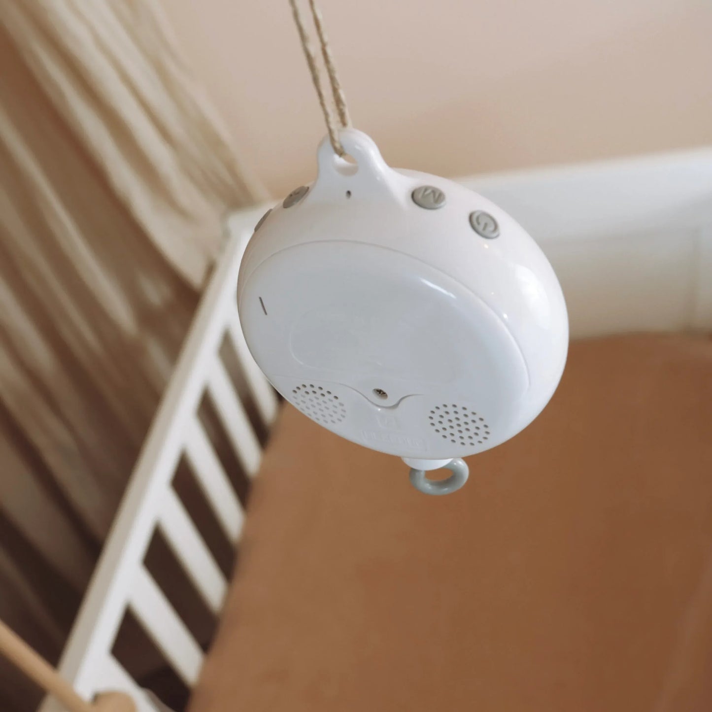 Boîte à Musique Mobile Bébé Blanche