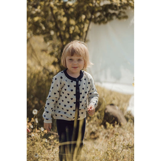 Cardigan Bio Petits Cœurs Abby